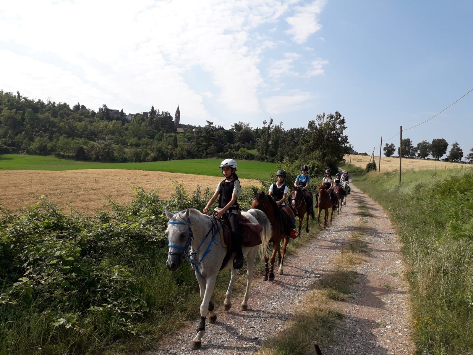 TREKKING A CAVALLO PER GIOVANI CAVALIERI - 231 - La Bosana Società