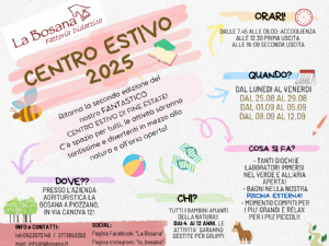 CENTRO ESTIVO 2025!