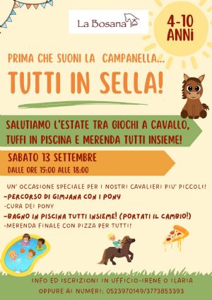 GIORNATA SPECIALE PER I PIU' PICCOLI!