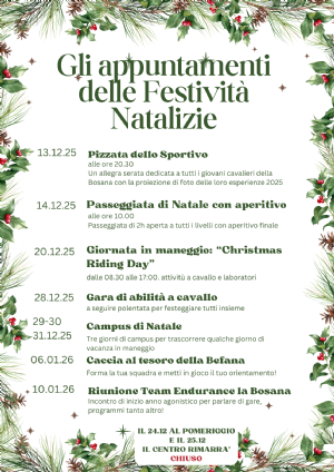 Appuntamenti natalizi